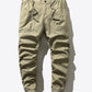 Drawstring Waist Cargo Joggers with Pockets