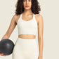 Feel Like Skin Racerback Halter Neck Sports Bra