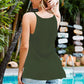Openwork Grecian Neck Knit Tank Top