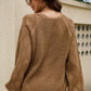Openwork Raglan Sleeve Cardigan