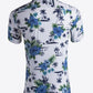 Printed Short Sleeve Collared Vacation Shirt