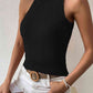 Round Neck Sleeveless Knit Top