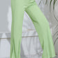 Slit High-Rise Flare Pants
