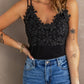 Lace Double Spaghetti Strap Cami Top