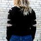 Graphic Leopard Patch Sweatshirt
