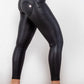 Full Size PU Leather Buttoned Leggings
