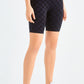 Checkered Wide Waistband Biker Shorts