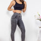 Zip Closure Skinny Jeans with Pockets