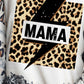 MAMA Lightning Graphic Leopard Sweatshirt