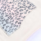 Leopard Color Block Buttoned Drawstring Detail Hoodie