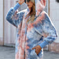 Fleece Hooded Open Front Jacket with Pockets
