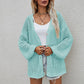 Openwork V-Neck Dropped Shoulder Cardigan