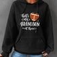 Full Size Heart Graphic Drawstring Hoodie