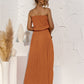 Strapless Tie Waist Tiered Maxi Dress