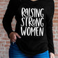 RAISING STRONG WOMEN Graphic V-Neck Top