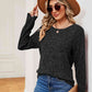 Heathered Round Neck Top