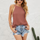 Grecian Neck Knit Tank