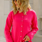 Button-Up Round Neck Cardigan