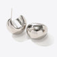 Stainless Steel C-Hoop Earrings