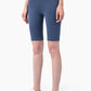 Breathable High-Rise Wide Waistband Biker Shorts