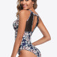 Floral Open Back One-Piece Swimsuit