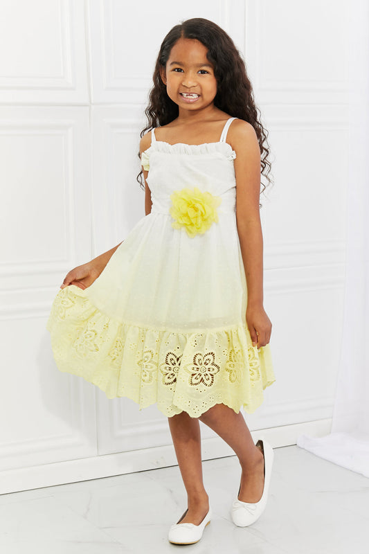 Kid's Dream Play In The Park Flower Dress
