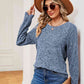 Heathered Round Neck Top