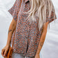 Ditsy Floral Button-Up Short Sleeve Shirt