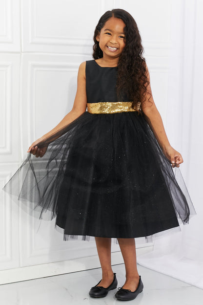 Kid's Dream Little Miss Classy Tutu Dress in Black