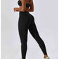 Cropped Halter Neck Sports Bra