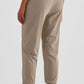 Elastic Waist Cropped Joggers with Side Pockets