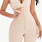 Full Size Lace Detail Zip-Up Under-Bust Shaping Bodysuit