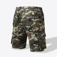 Camouflage Drawstring Waist Cargo Shorts