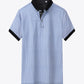 Polka Dot Short Sleeve Polo Shirt