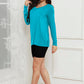 Basic Bae Full Size V-Neck Long Sleeve Top