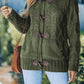 Fleece Lined Cable-Knit Toggle Hooded Cardigan