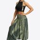 Printed Smocked Waist Harem Pants