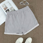Drawstring Waist Cuffed Shorts