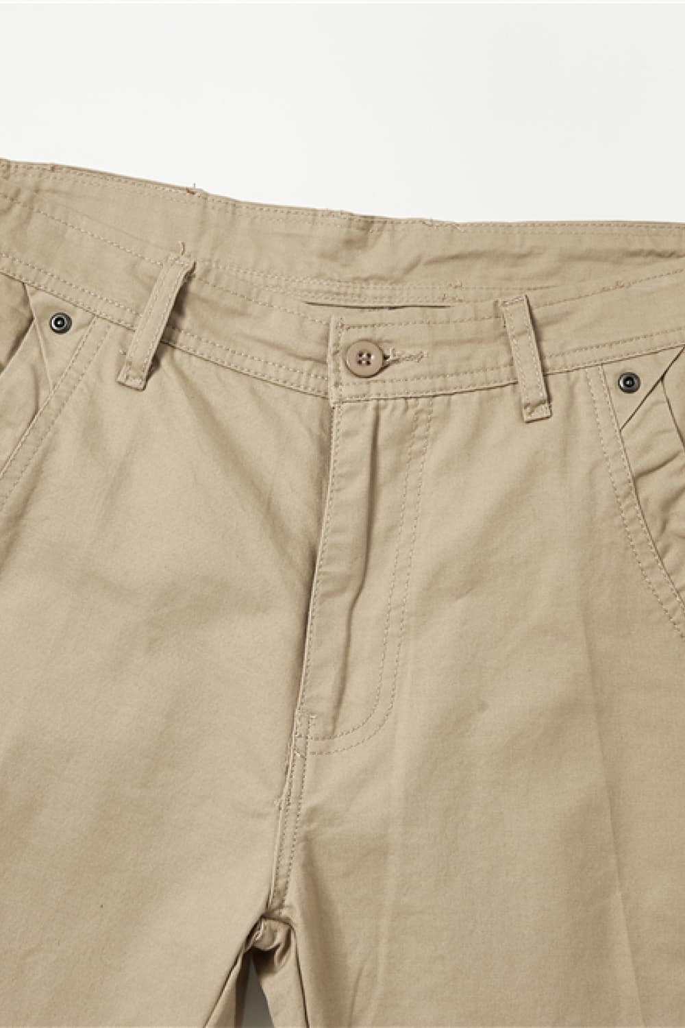 Belted Shorts with Pockets