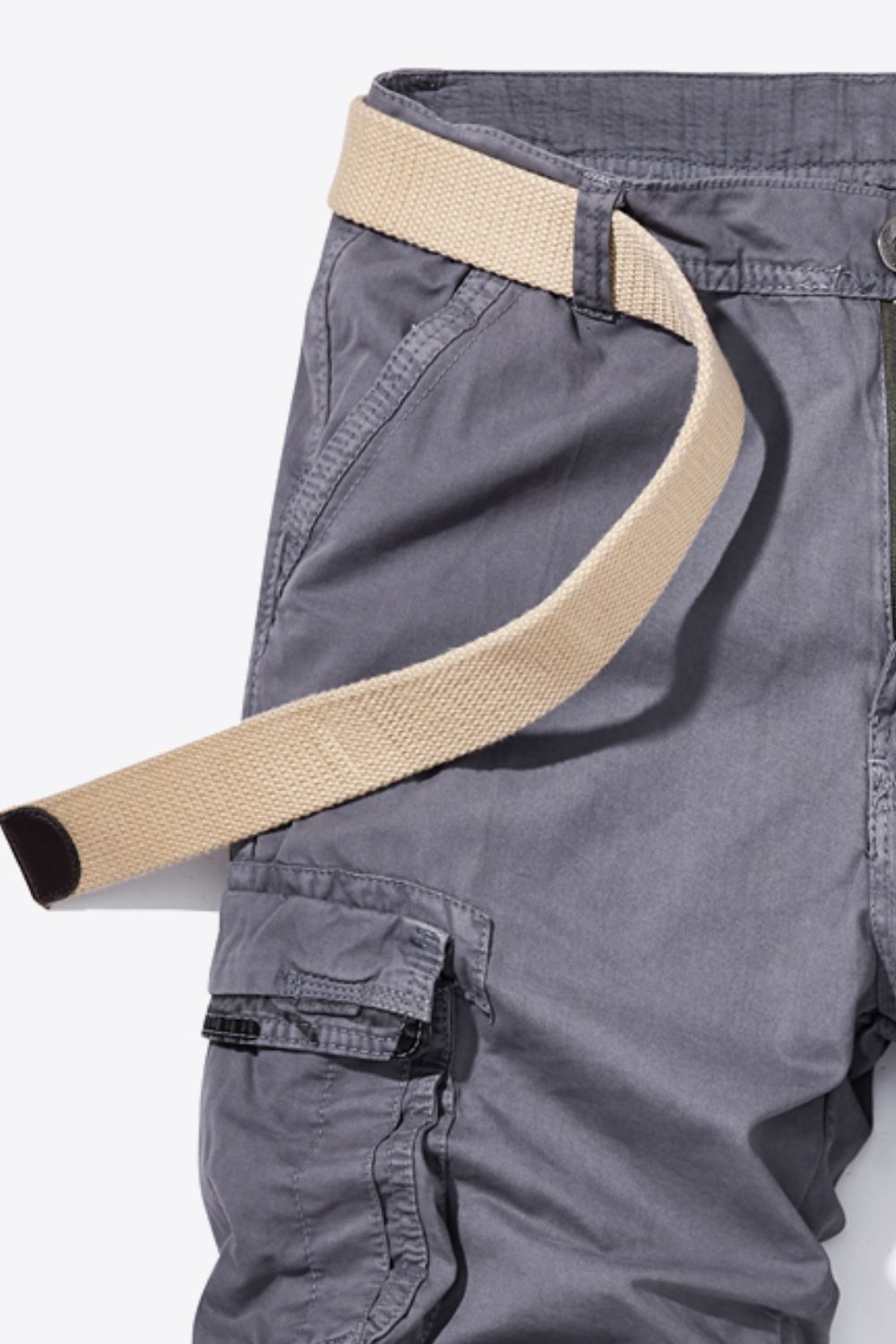 Belted Cargo Shorts