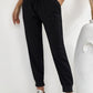 Drawstring Elastic Waist Pocket Joggers