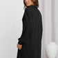 Johnny Collar Half Button Waffle Knit Dress
