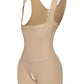 Full Size Side Zip Up Wide Strap Shapewear