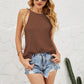 Grecian Neck Knit Tank