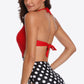 Tie Back Halter Neck One-Piece Swimsuit