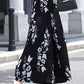 Floral Elastic Waist Culottes