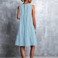 Sleeveless Round Neck Tiered Dress