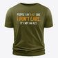 Slogan Graphic Short Sleeve T-Shirt