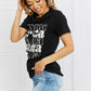 mineB I Got It From My Mama Full Size Graphic Tee in Black