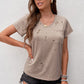 Distressed Short Sleeve Pocket Tee